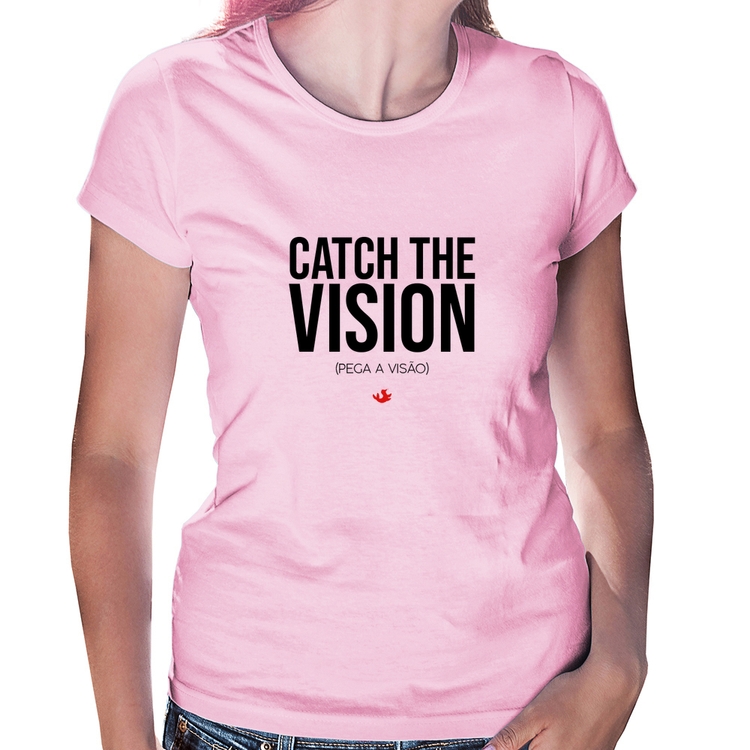 Baby Look Catch the Vision - Rosa Bebê