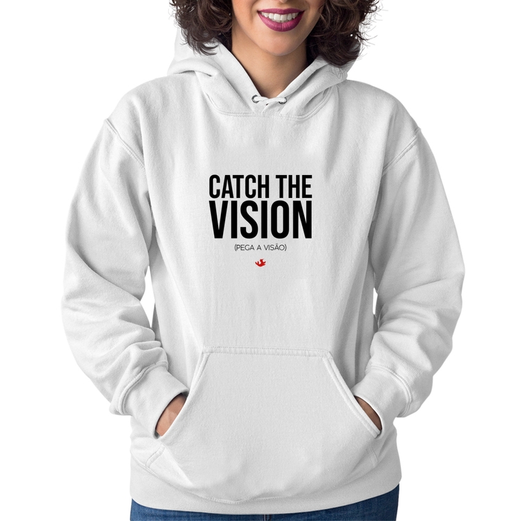 Moletom Feminino Catch the Vision - Branco