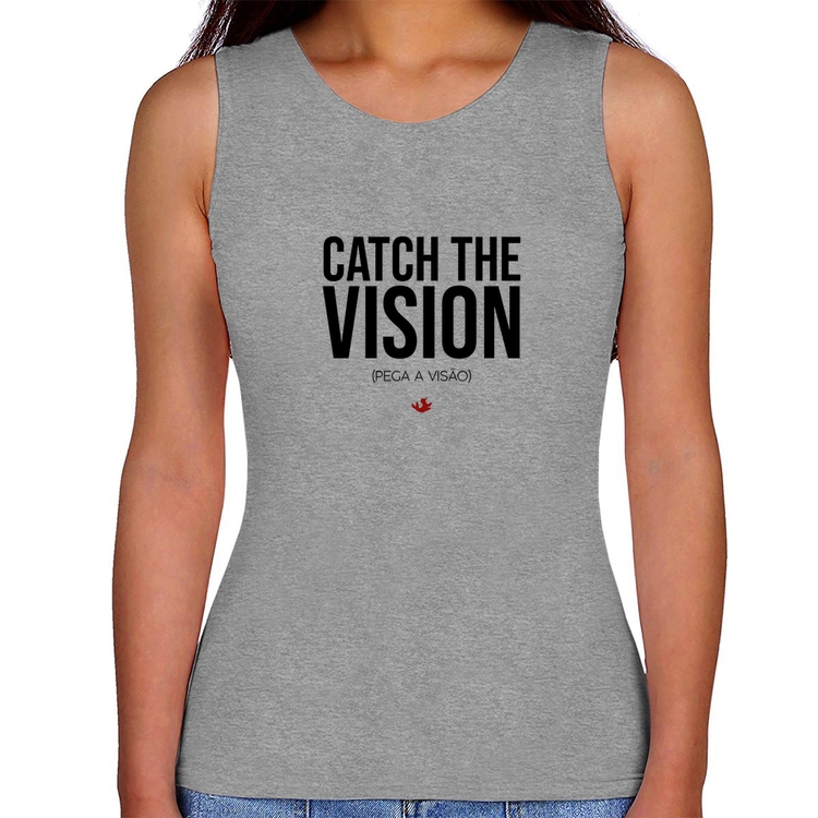 Regata Feminina Catch the Vision - Cinza