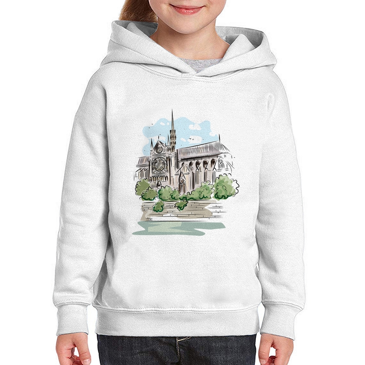 Moletom Infantil Catedral de Notre-Dame de Paris