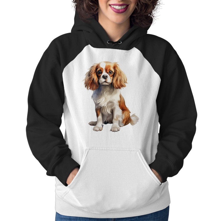 Moletom Feminino Cachorro Cavalier King Charles Spaniel Blenheim