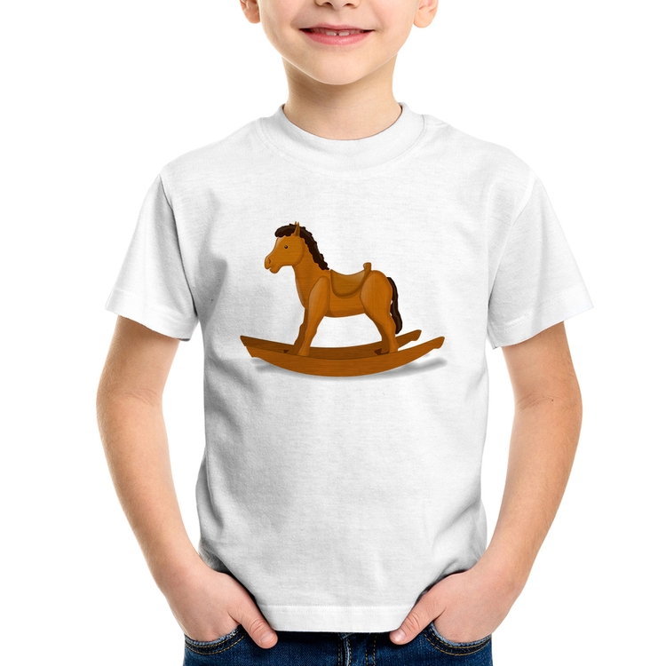 Camiseta Infantil Cavalinho De Pau