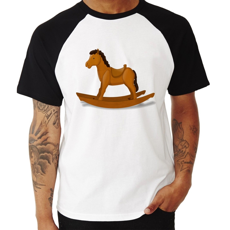 Camiseta Raglan Cavalinho De Pau