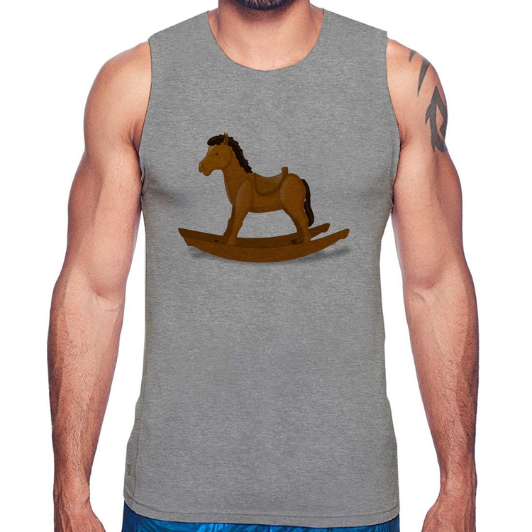 Regata Cavalinho De Pau - Cinza