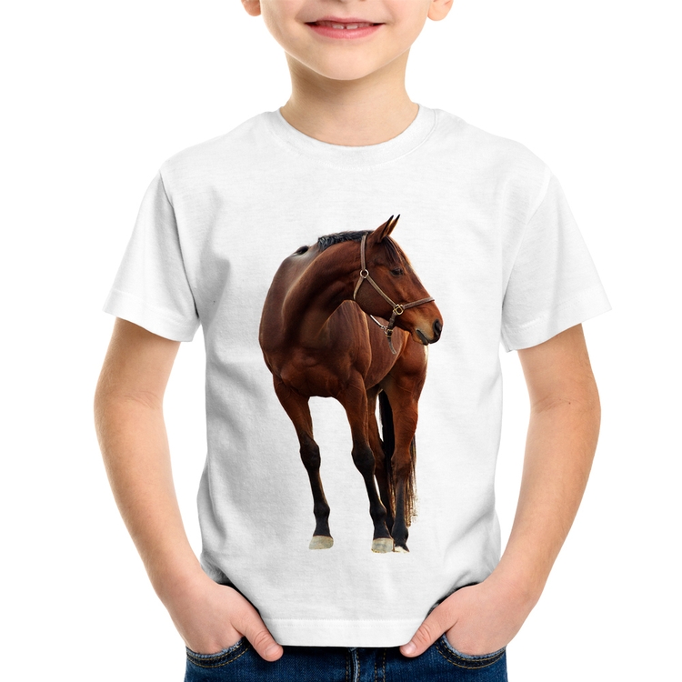Camiseta Infantil Cavalo Andaluz