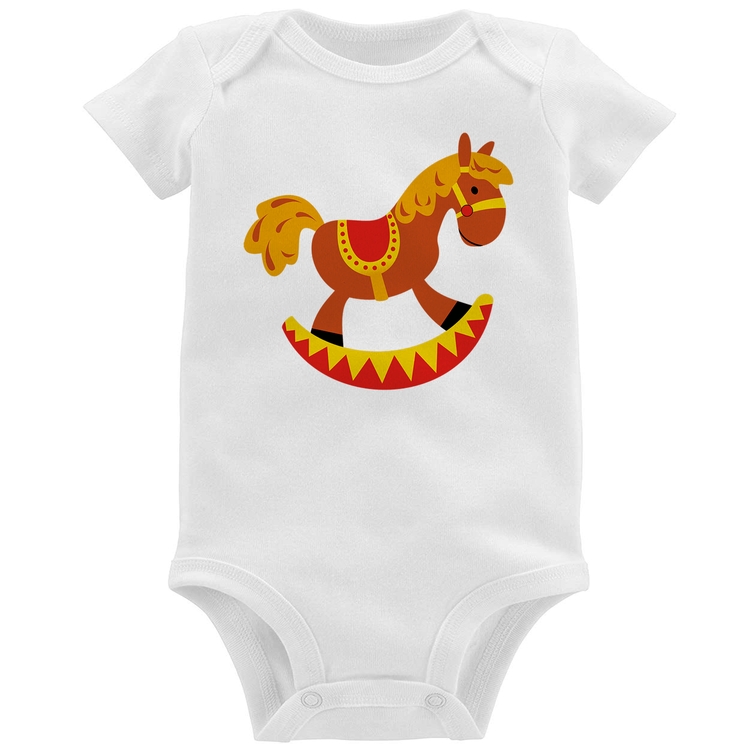 Body Bebê Cavalo Balanço