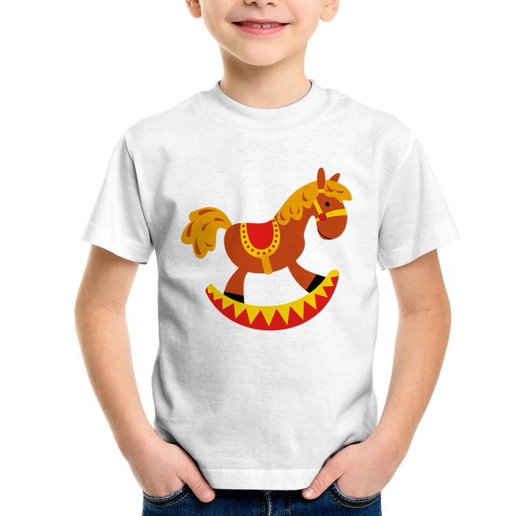Camiseta Infantil Cavalo Balanço