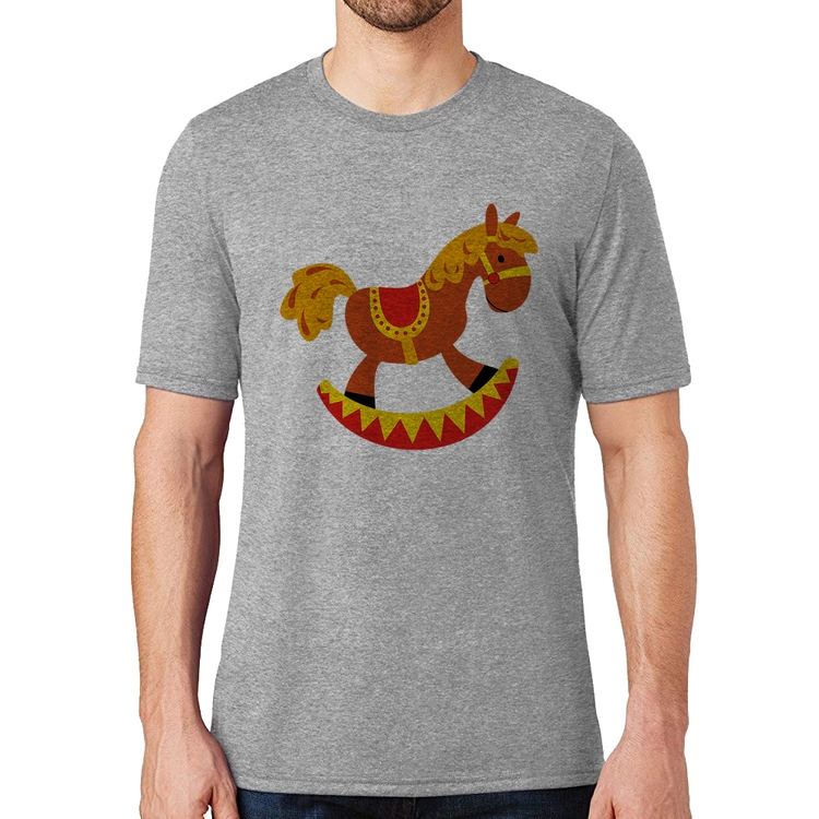 Camiseta Cavalo Balanço - Cinza