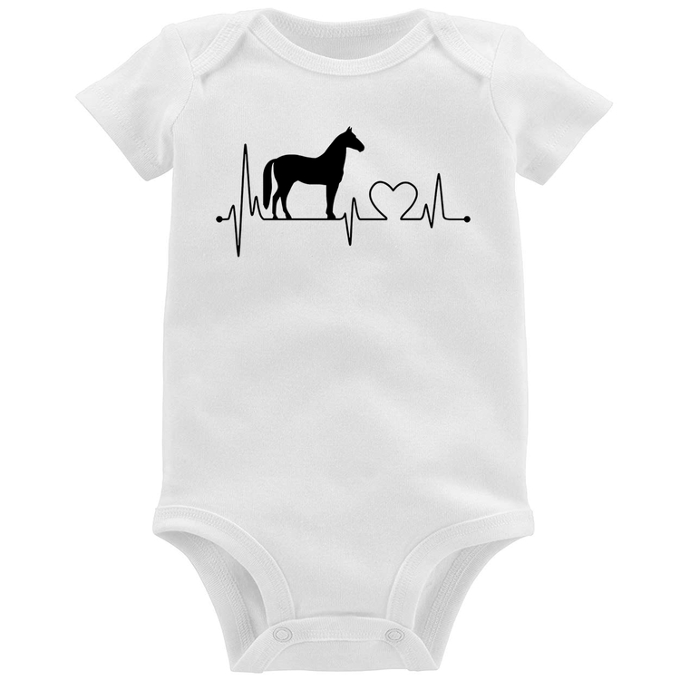 Body Bebê Cavalo Batimentos Cardíacos