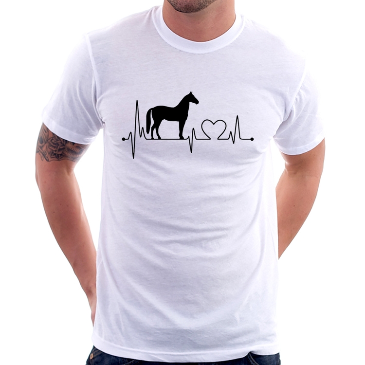 Camiseta Cavalo Batimentos Cardíacos