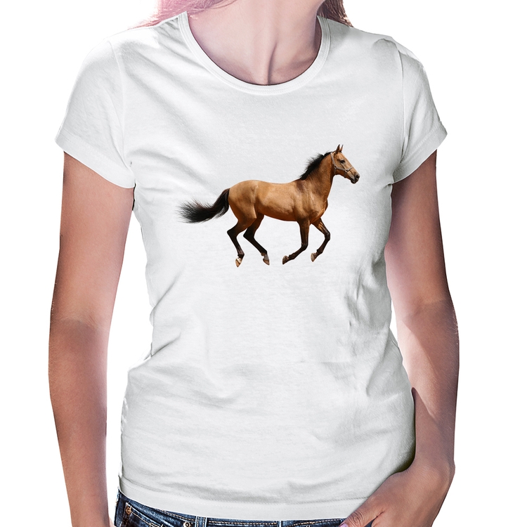 Baby Look Cavalo Correndo