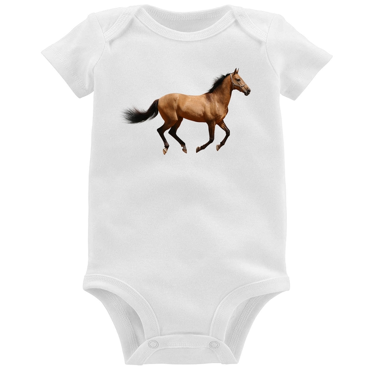 Body Bebê Cavalo Correndo