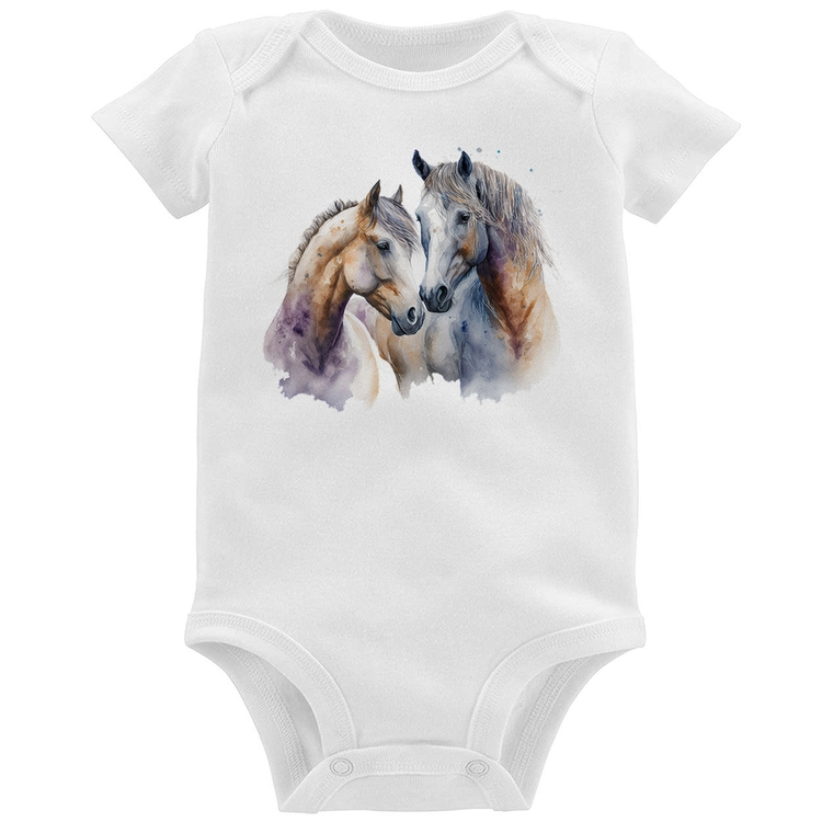 Body Bebê Cavalo e Égua