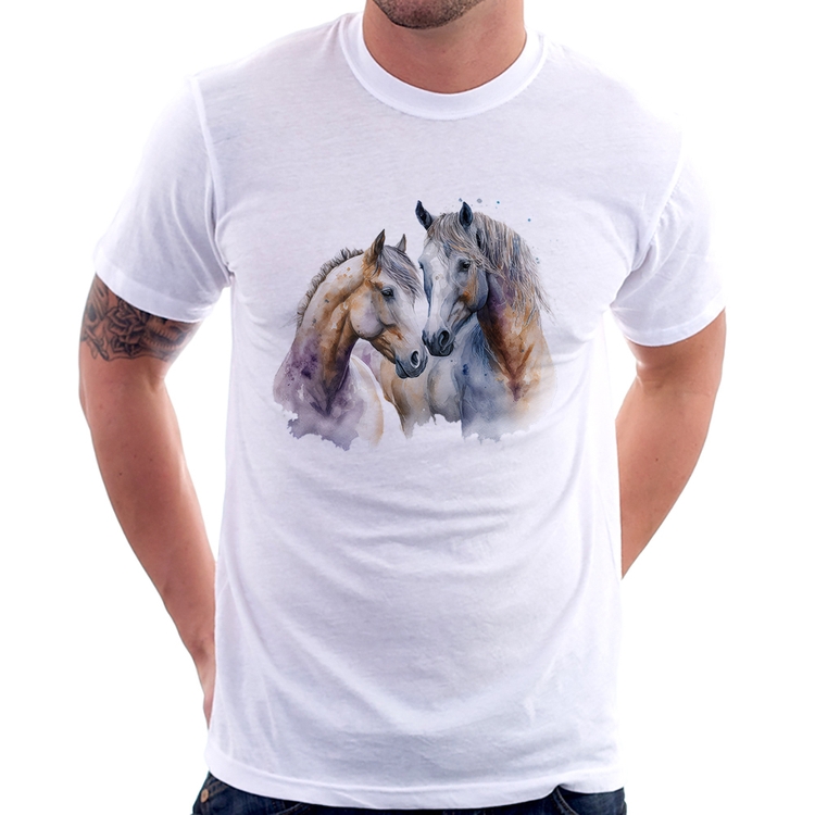 Camiseta Cavalo e Égua