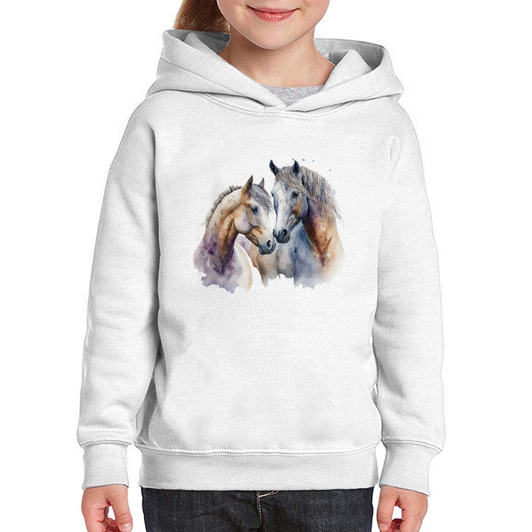 Moletom Infantil Cavalo e Égua