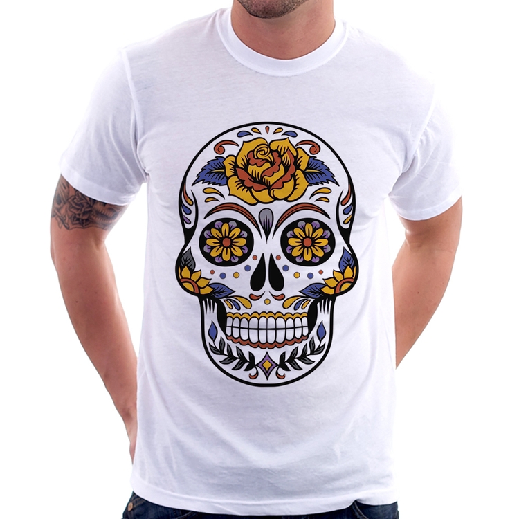Camiseta Caveira Mexicana
