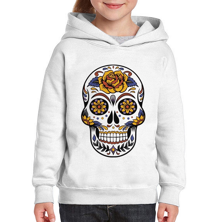 Moletom Infantil Caveira Mexicana