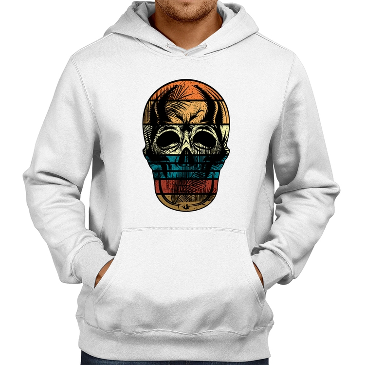 Moletom Caveira Tropical - Branco