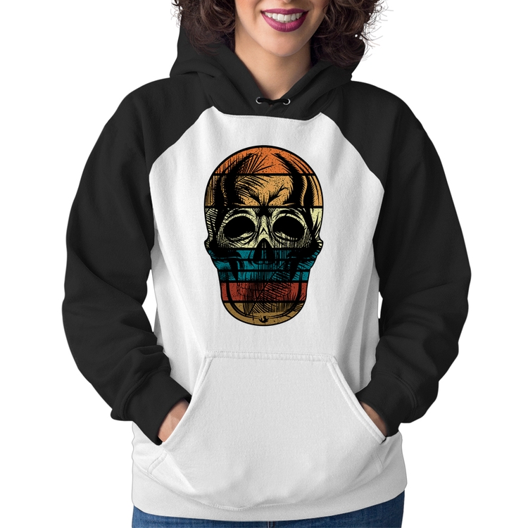 Moletom Feminino Caveira Tropical