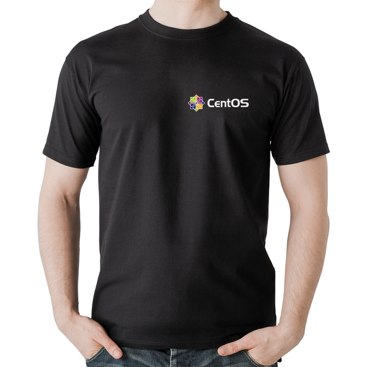 Camiseta Algodão CentOS Linux