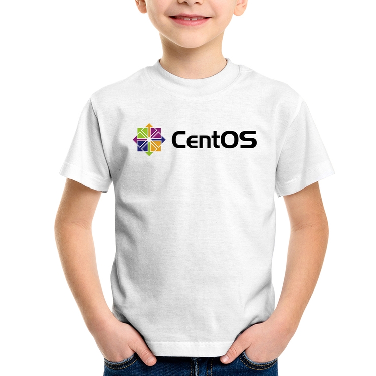 Camiseta Infantil CentOS Linux Logo