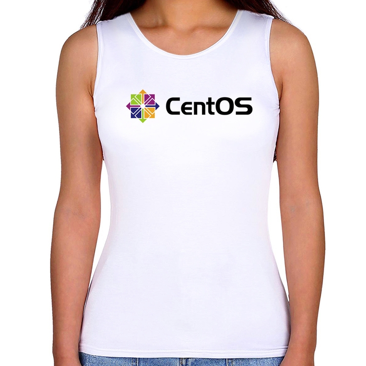 Regata Feminina CentOS Linux Logo