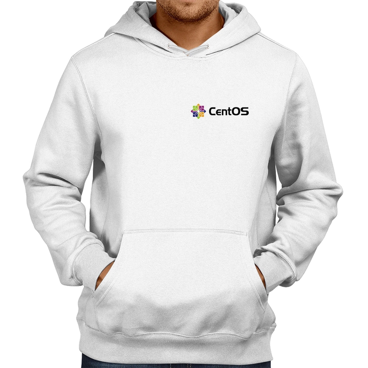 Moletom CentOS Linux - Branco