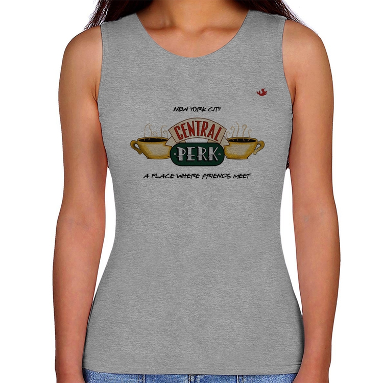 Regata Feminina Central Perk - Cinza