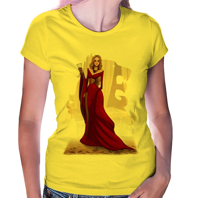 Baby Look Cersei Lannister Art - Amarela