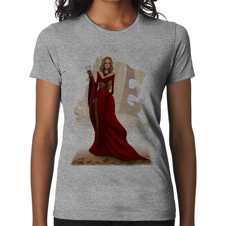 Baby Look Cersei Lannister Art - Cinza