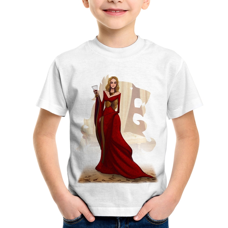 Camiseta Infantil Cersei Lannister Art