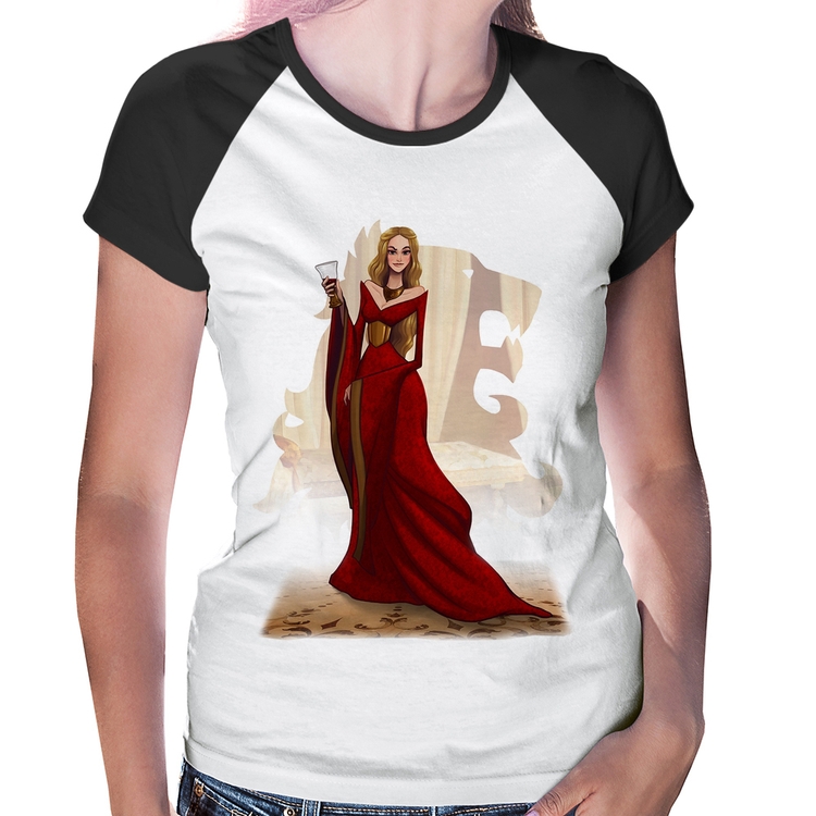 Baby Look Raglan Cersei Lannister Art