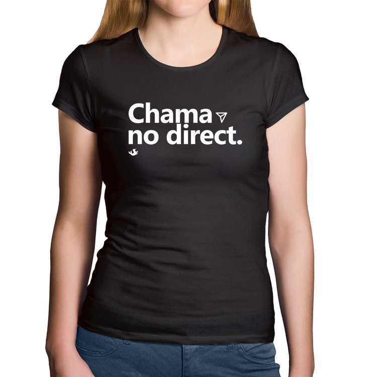 Baby Look Algodão Chama no direct
