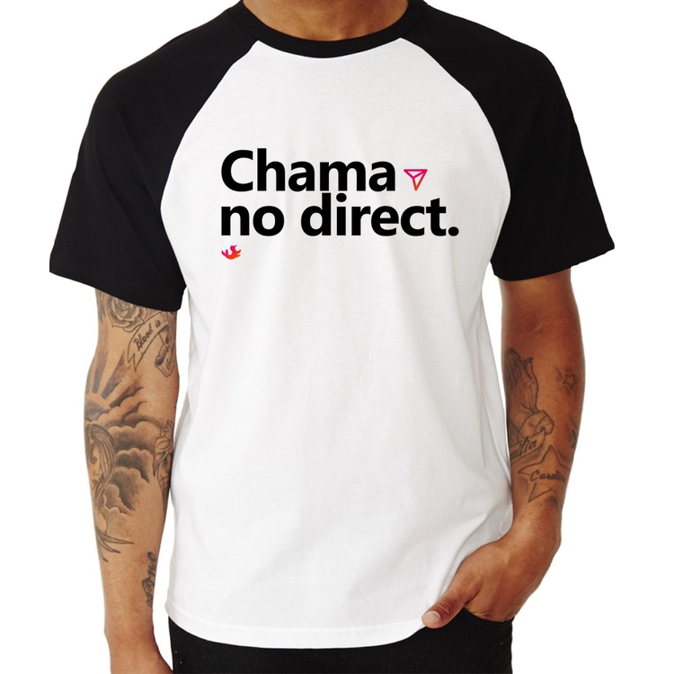 Camiseta Raglan Chama no direct