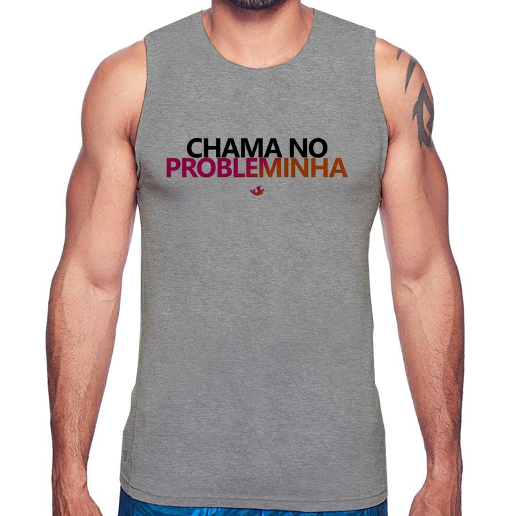 Regata Chama no Probleminha - Cinza