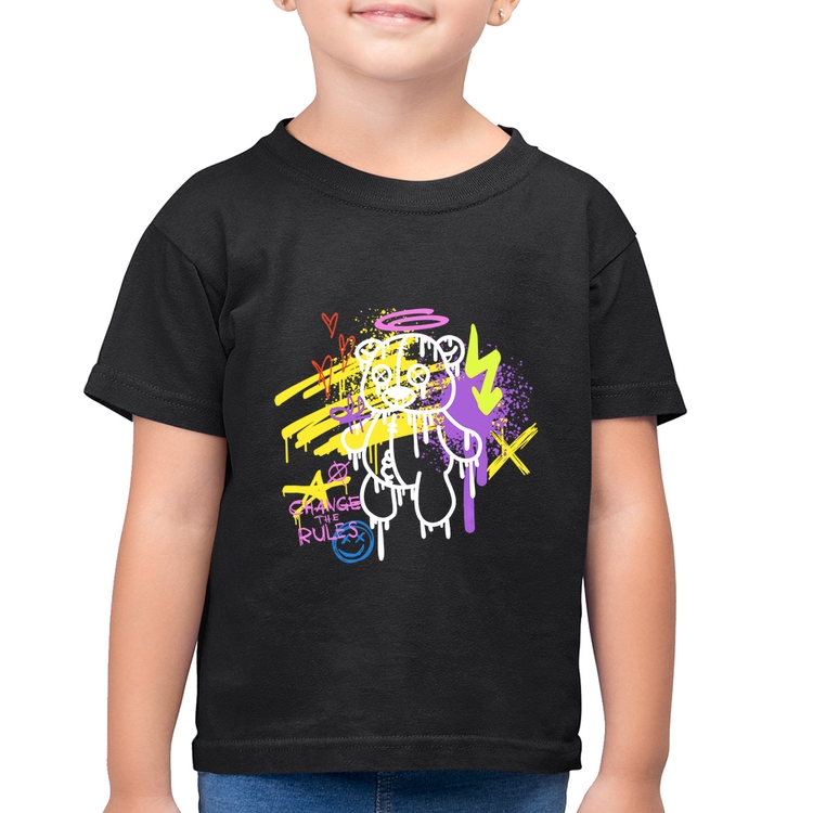 Camiseta Algodão Infantil Change the Rules