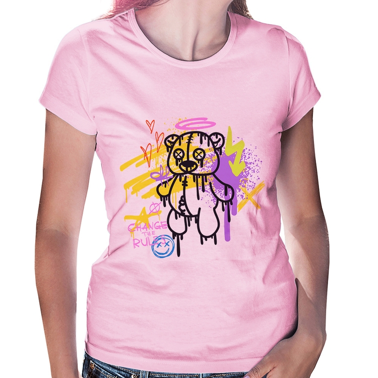 Baby Look Change the Rules - Rosa Bebê