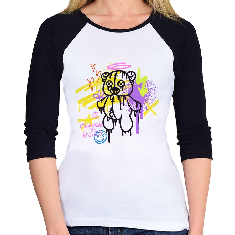 Baby Look Raglan Change the Rules Manga 3/4