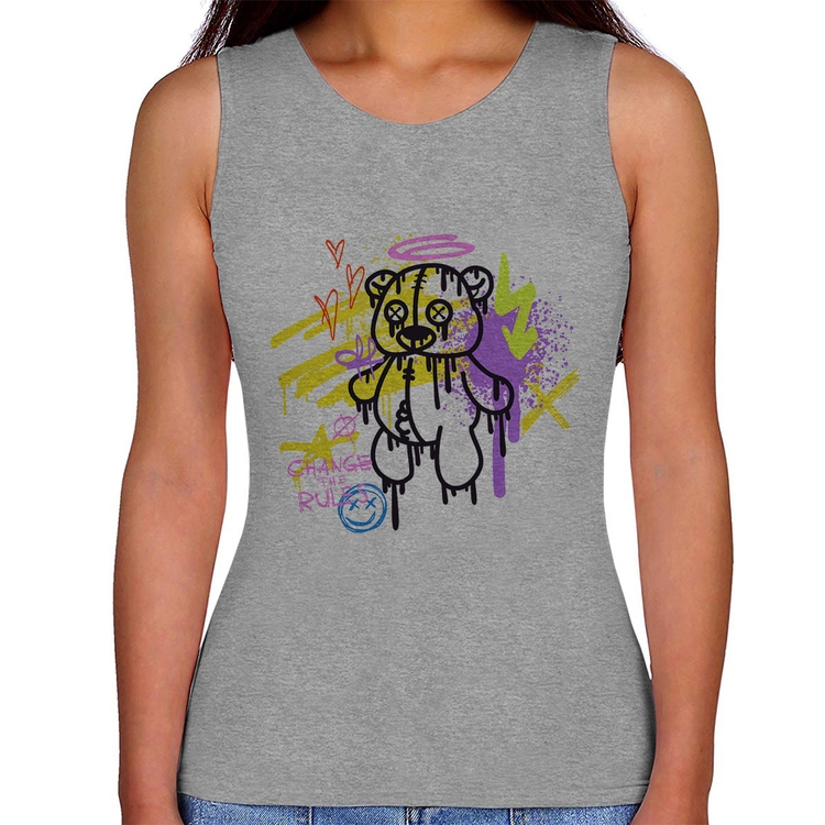 Regata Feminina Change the Rules - Cinza