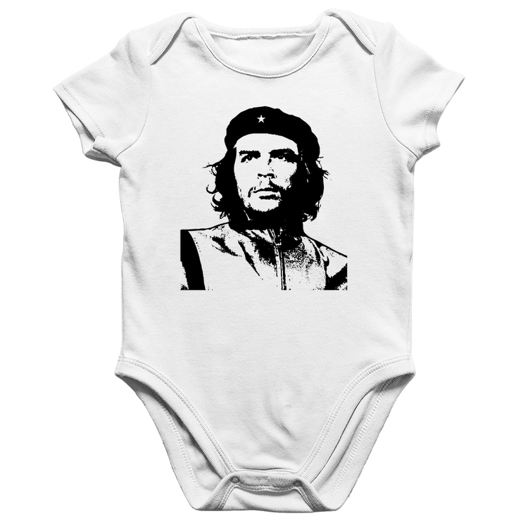 Body Bebê Algodão Che Guevara Revolucionário - Branco