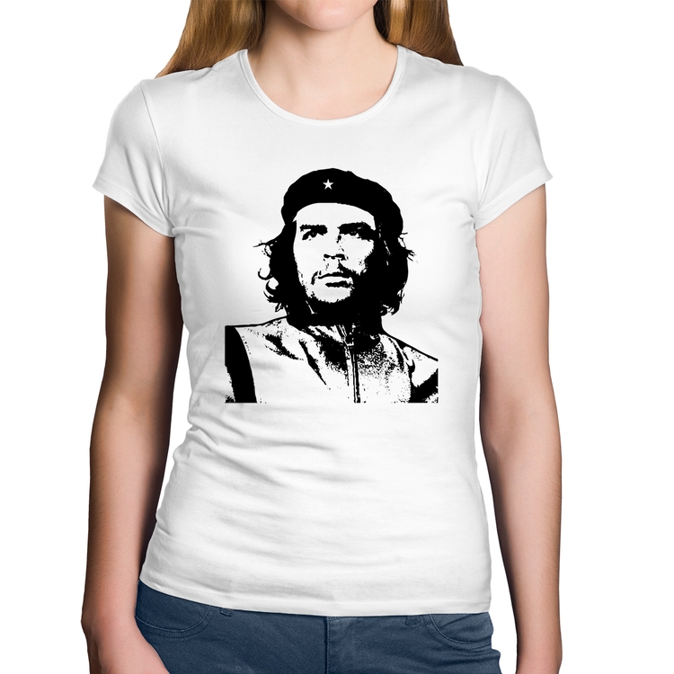Baby Look Algodão Che Guevara Revolucionário - Branca