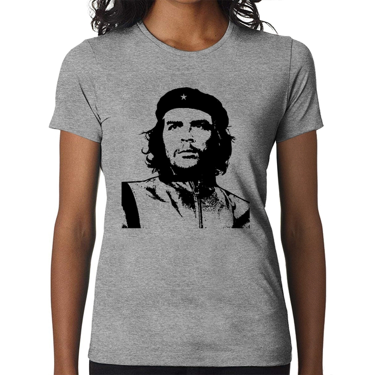 Baby Look Che Guevara Revolucionário - Cinza
