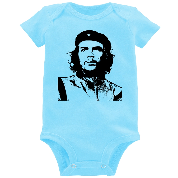 Body Bebê Che Guevara Revolucionário - Azul Bebê
