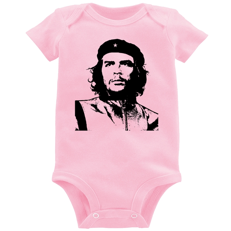 Body Bebê Che Guevara Revolucionário - Rosa Bebê