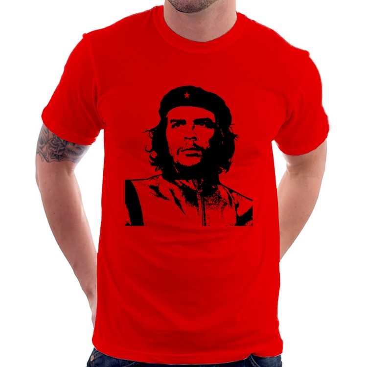 Camiseta Che Guevara Revolucionário - Vermelha