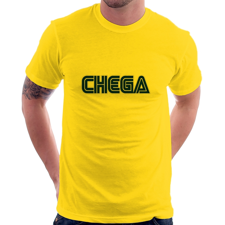 Camiseta Chega - Amarela