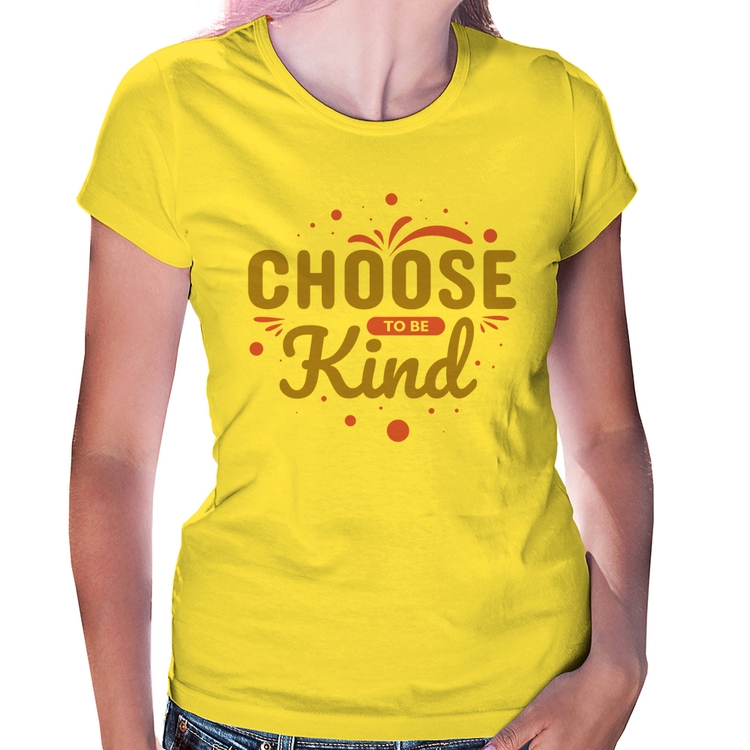 Baby Look Choose To Be Kind - Amarela
