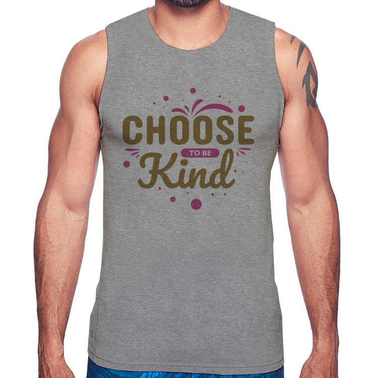Regata Choose To Be Kind - Cinza