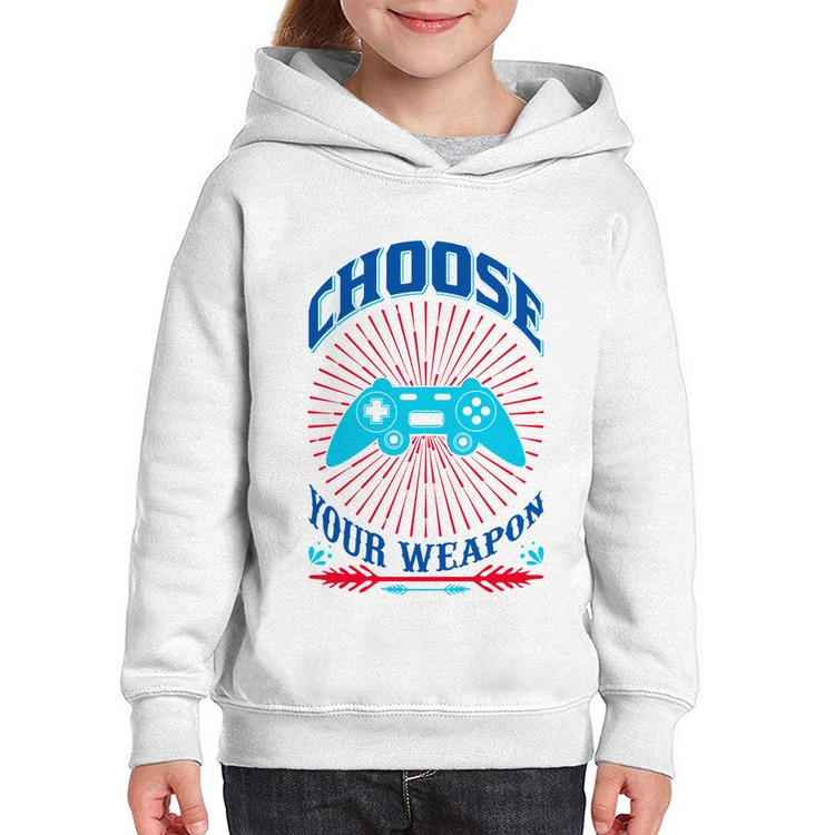 Moletom Infantil Choose Your Weapon