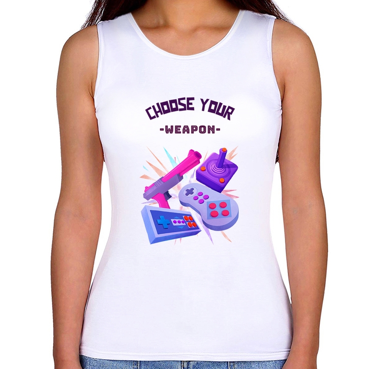 Regata Feminina Choose your weapon